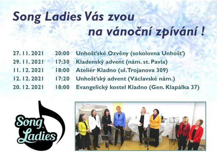 Pozvánka - koncerty Song Ladies
